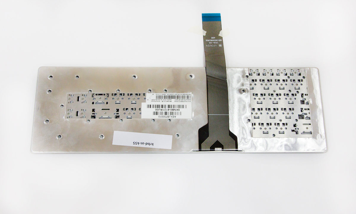 Клавиатура для ноутбука Asus K55 V2 -вид снизу Клавиатура для ноутбука Asus K55 V2 -вид снизу