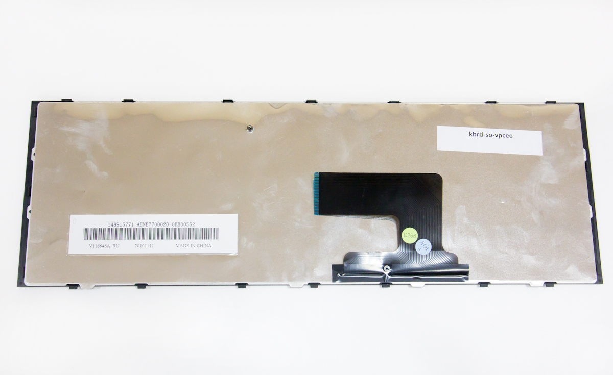 Клавиатура для ноутбука Sony Vaio VPC-EE вид снизу